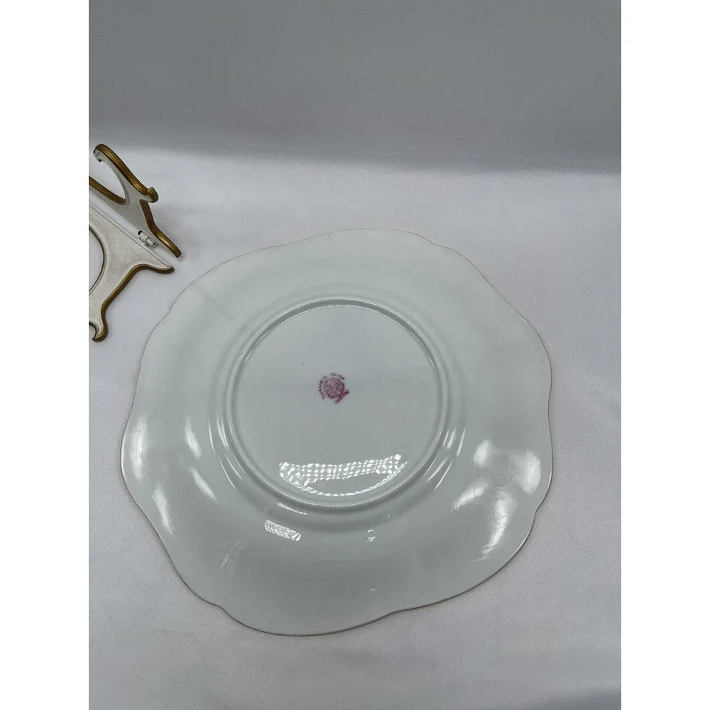 (1) Vintage e Hughes & Co‎ Fenton Plate Staffordshire Eusancos China England
